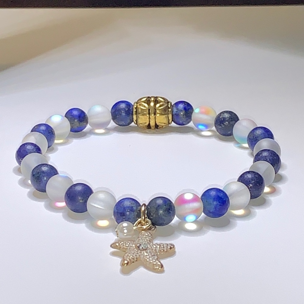 Lapis Lazuli “Inner Power” Bracelet 7”